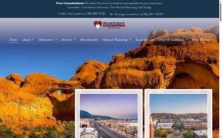 HeartLight Funeral Services website