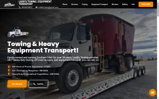 Ladds Towing & Heavy Duty Semi Tow Trucks - Equipment Transport website