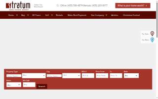 Stratum Real Estate Group website