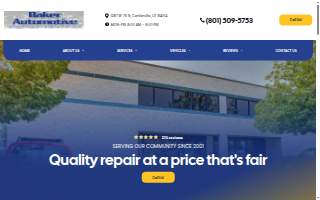 Baker Automotive website