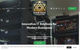 Star-Tech IT Solutions website