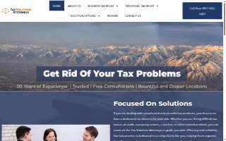 Tax Solutions Attorneys of Centerville website