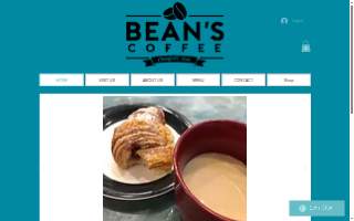 Bean's Coffee Clearfield website
