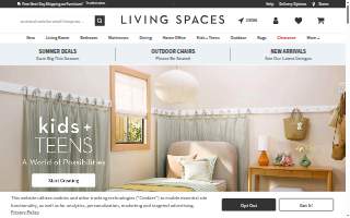 Living Spaces of Clearfield website