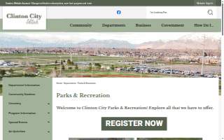 Clinton City Recreation website