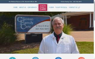 Clinton Family Vision website