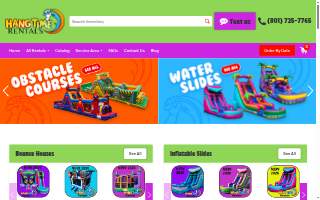 HangTime Rentals website