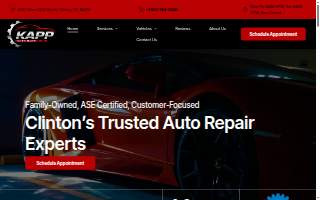 Kapp Auto Care website