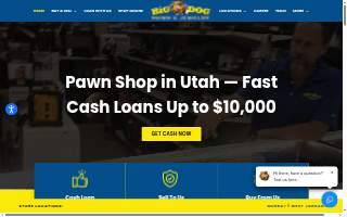 Big Dog Pawn & Jewelry website