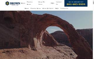Brown Family Law website