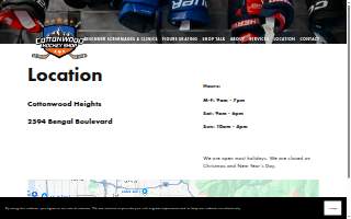 Cottonwood Hockey Shop website