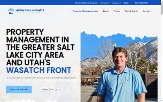 Mountain Heights Property Management website