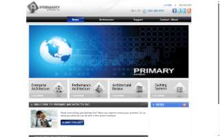 Primary Architects website
