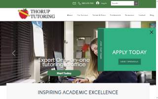 Thorup Tutoring Co of Cottonwood Heights website