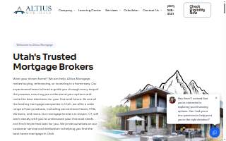 Altius Mortgage of Draper website
