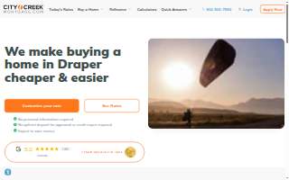 City Creek Mortgage website