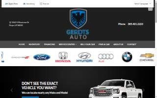 gerdts auto website