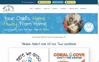 Here We Grow Early Learning Center website