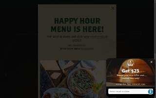 OAK Wood Fire Kitchen website