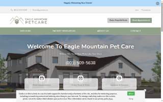 Eagle Mountain Pet Care website