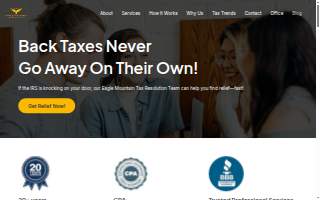 Eagle Mountain Tax Resolution website