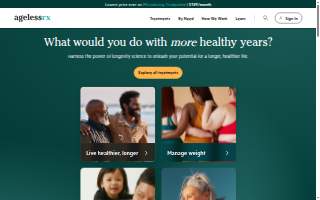 Ageless Men's Health of Farmington website