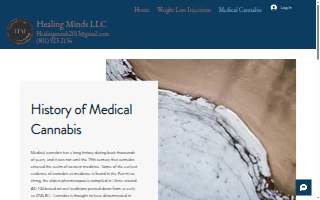 Healing Minds Medical Cannabis website