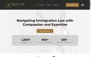 Bentley Stark Immigration Law website