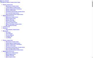 Brighton Home Inspections website