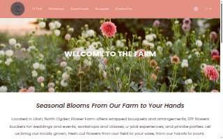 North Ogden Flower Farm website