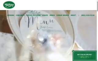 Utah Catering by Magleby's of Harrisville website