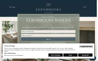 Edenbrooke Interiors website