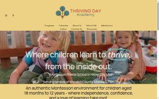 Thriving Day Academy website