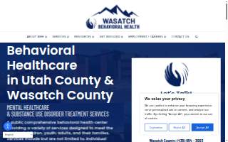 Wasatch Wellness website
