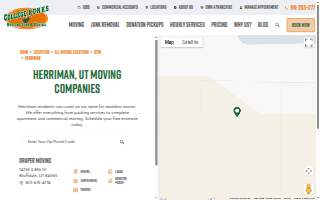 College Hunks Moving website