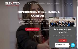 Elevated Family Dentistry website