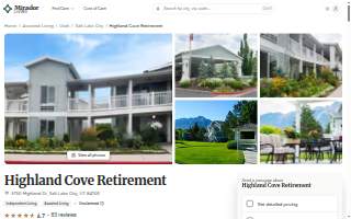 Highland Cove Retirement Community website