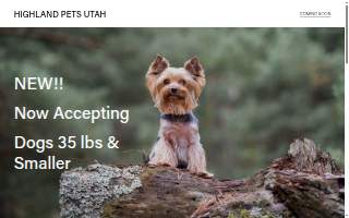 Highland Pets website