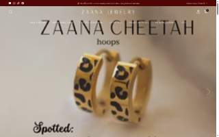 Zaana Jewelry website