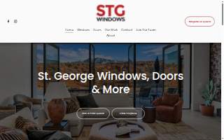 St George Windows Doors & More website