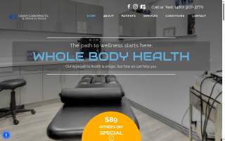 Grant Chiropractic website