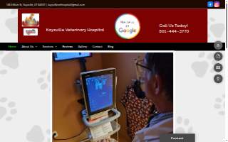 Kaysville Veterinary Hospital website