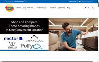 Mattress Dealzz website
