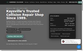 Sandman Collision website