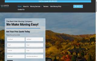 Uinta Moving Company - Kaysville website