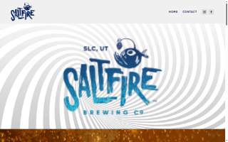 SaltFire Brewing Co. website