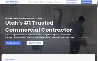 Bluemark Construction website