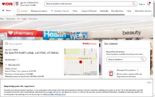 CVS Pharmacy website
