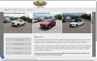 Hatchco Auto Sales website