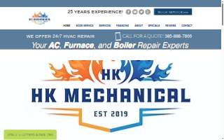 HK Mechanical website